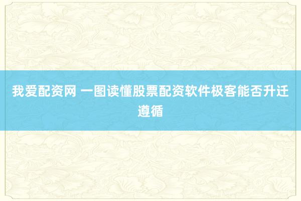 我爱配资网 一图读懂股票配资软件极客能否升迁遵循